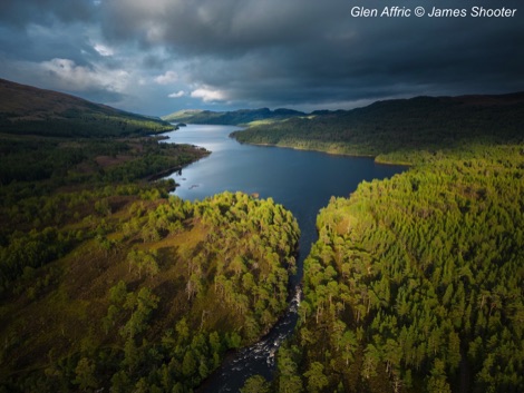 Glen Affric from the air